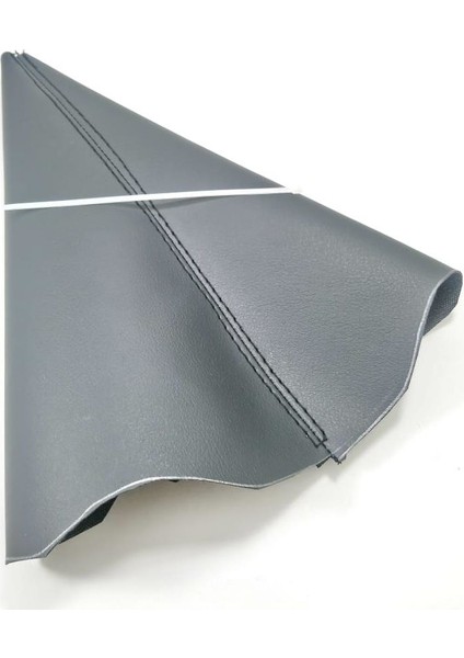 Peugeot 308 Vites Körüğü Çerçeveli Düz Deri Siyah Dikiş