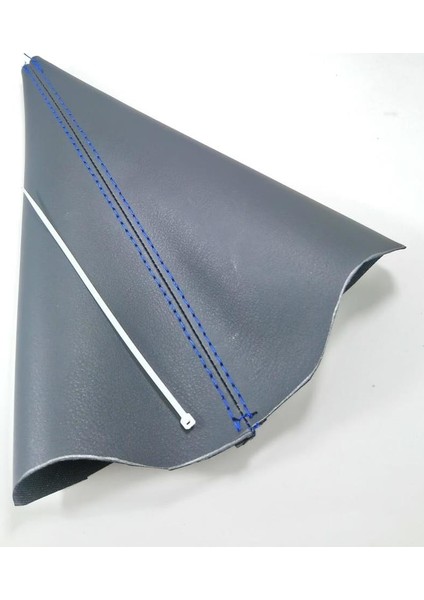 Citroen C-Elysee Vites Körüğü Düz Deri Mavi Dikiş