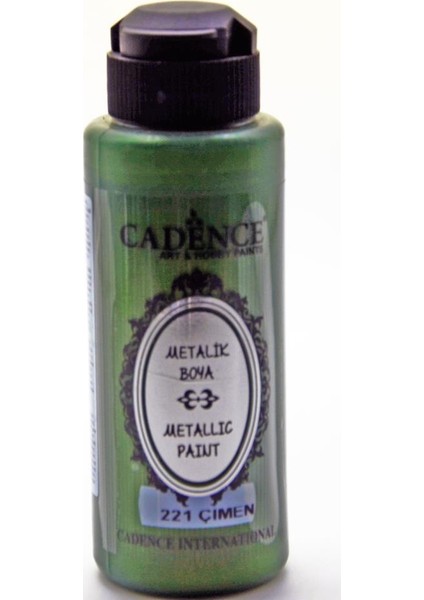Su Bazlı Metalik Boya 120 ml 221 Çimen