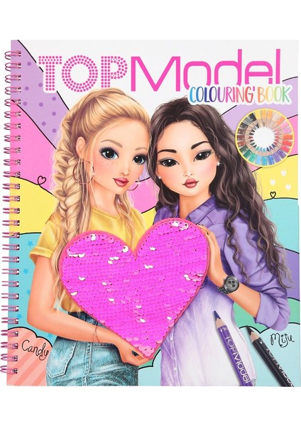 Colouring Book With Reversible Sequins Tasarım Defteri