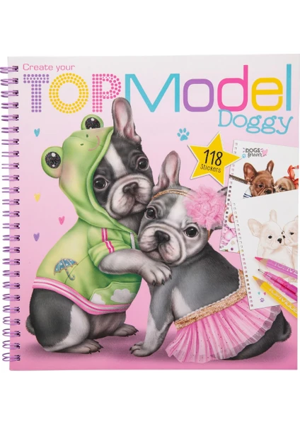 Top Model Create Your Doggy Colouring Book Tasarım Defteri