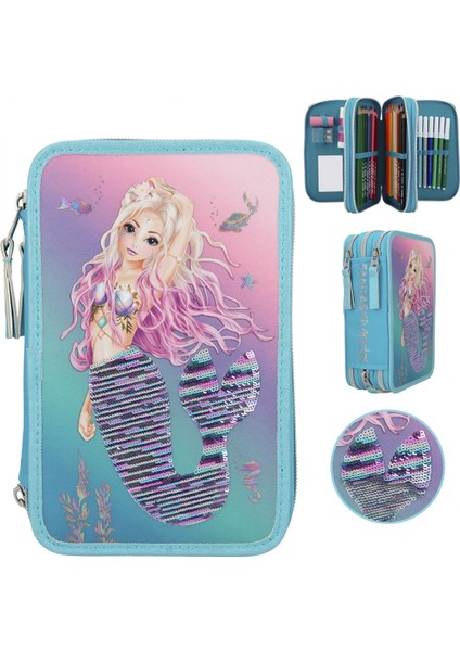 Fantasy Model Filled Triple Pencil Case 3 Katlı Dolu Kalem Kutu