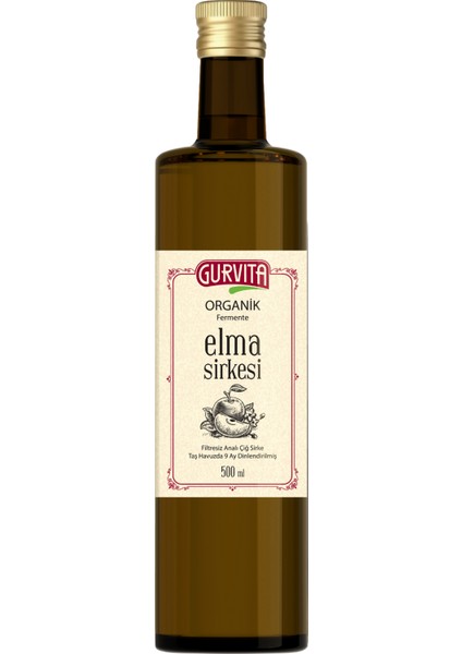 Organik Elma Sirkesi 500 ml