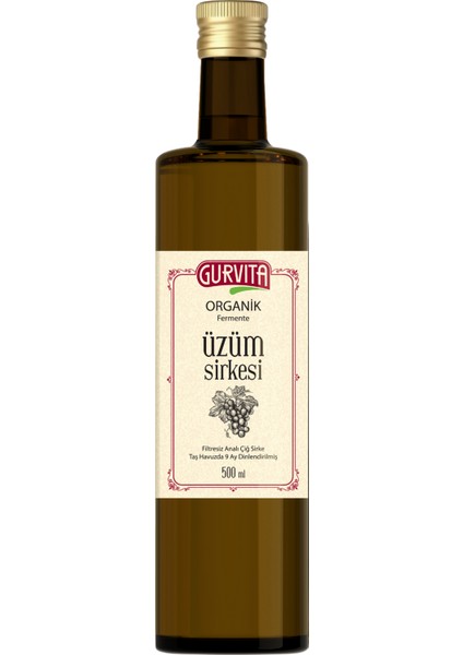 Organik Üzüm Sirkesi 500 ml