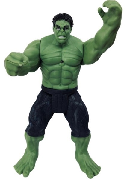 Hulk Figür Işıklı Karakter Yeşil Dev 16 cm