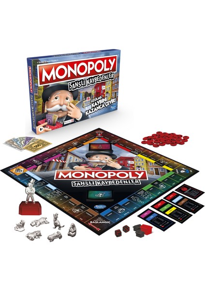 Monopoly Şanslı Kaybedenler Kutu Oyunu