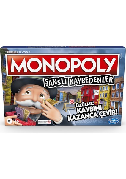 Monopoly Şanslı Kaybedenler Kutu Oyunu