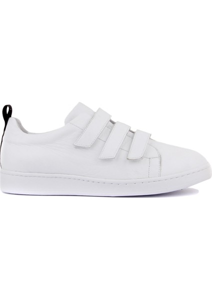 Beyaz Deri Erkek Sneaker