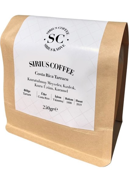 Costa Rica Tarrazu 250 gr modelleri