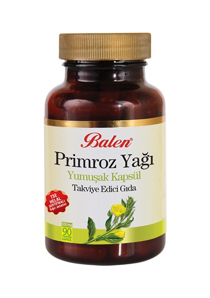 Primroz Yağı Yumuşak Kapsül Takviye Edici Gıda 650 mg 90 Kapsül