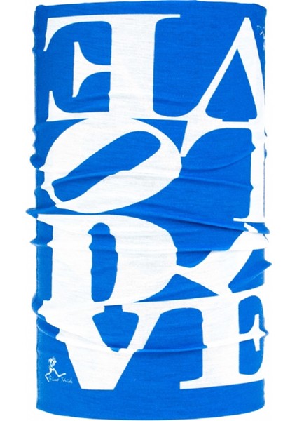 Snow Tube Sculpture Dive Love Blue