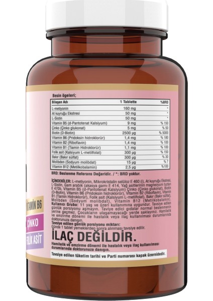 Tip 1-2-3 Collagen () 1000 Mg 180 Tablet Glutatyon Biotin 180 Tablet 2 Ürün 1 Arada