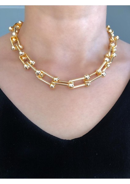 Kadın Gold Zincir Kolye