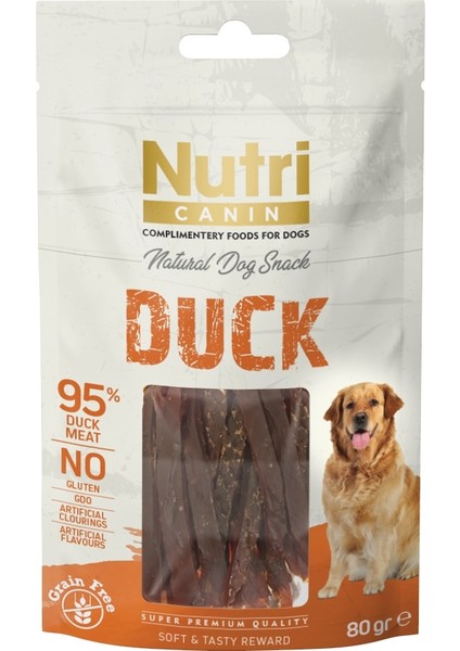 Natural Dog Snack Duck Tahılsız Ördekli Ödül 80 G
