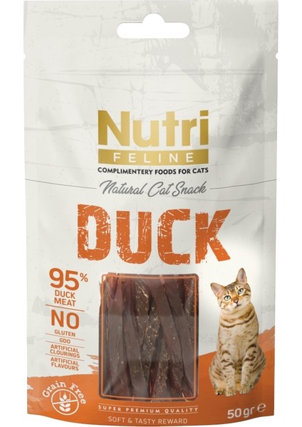 Natural Cat Snack Duck Meat Ördekli Kedi Ödül 50 gr