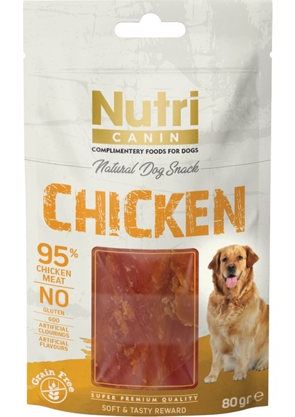Natural Dog Snack Chicken Tahılsız Tavuklu Ödül 80 G