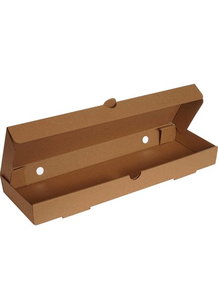 Baskısız Uzun Pide Kutusu 40 x 12,5 x 4 cm 100 Adet