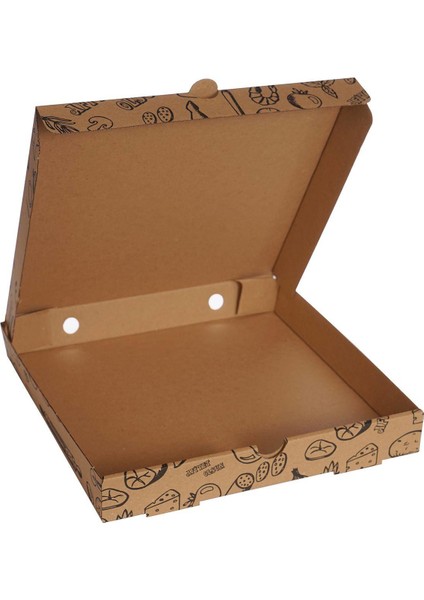 Mix Baskılı Pizza Kutusu 28 x 28 x 4 cm 100 Adet fiyatları