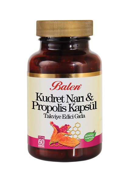 Kudret Narı & Propolis Kapsül 375 mg 60 Kapsül