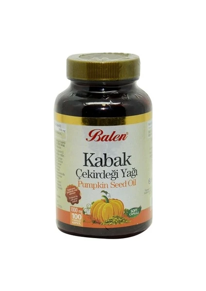 Kabak Çekirdeği Ekstraktı Yumuşak Kapsül 1380 mg 100 Kapsül