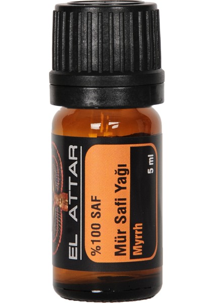 El Attar Mür - Mürsafi Yağı 5 mL (Esansiyel Uçucu - Parfüm Yapımı İçin de Uygundur)