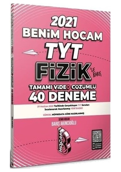 2021 TYT Fizik Tamamı Video Çözümlü 40 Deneme Sınavı