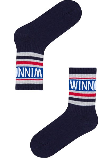 Kırmızı Erkek Çocuk Winner 2Li Soket Çorap