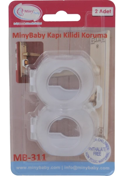 Miny Baby Kapı Kilidi Koruma (Mandallı Barel Kilit) 2’li