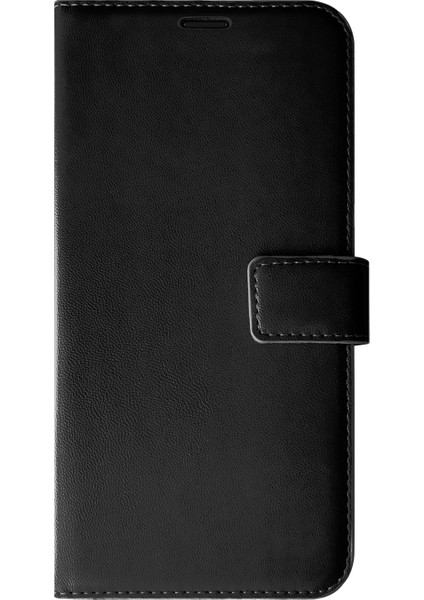 Apple iPhone 11 Pro Max Kılıf Delux Leather Wallet Siyah