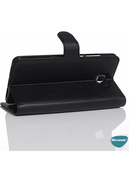 Apple iPhone 11 Pro Max Kılıf Delux Leather Wallet Siyah
