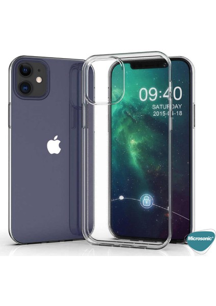 Apple iPhone 12 Kılıf Transparent Soft Şeffaf fırsatları