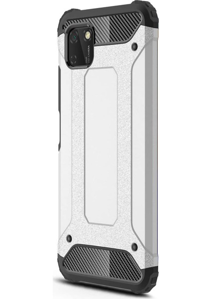 Huawei Honor 9S Kılıf Rugged Armor Gümüş fiyatları