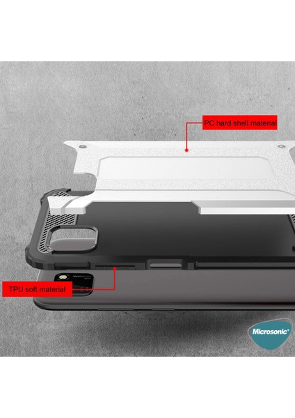 Huawei Honor 9S Kılıf Rugged Armor Siyah indirimleri