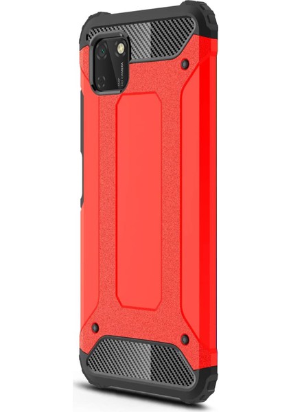 Huawei Y5P Kılıf Rugged Armor Kırmızı