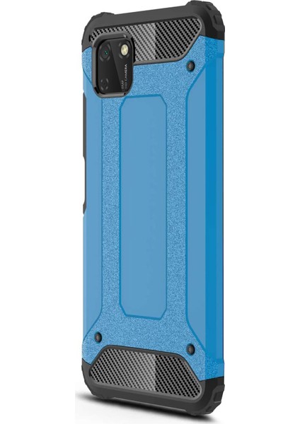 Huawei Y5P Kılıf Rugged Armor Mavi