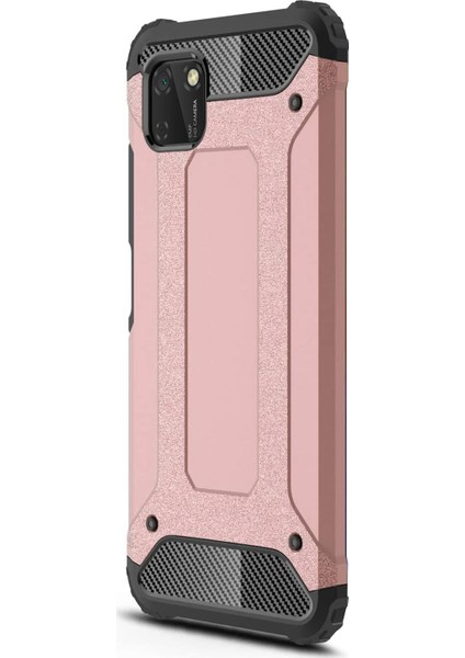 Huawei Y5P Kılıf Rugged Armor Rose Gold