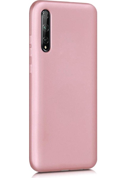 Matte Silikon Huawei P Smart S Kılıf Rose Gold