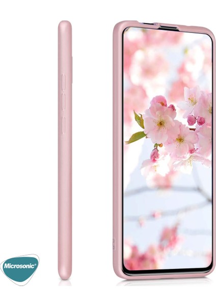 Matte Silikon Xiaomi Poco F2 Pro Kılıf Gold
