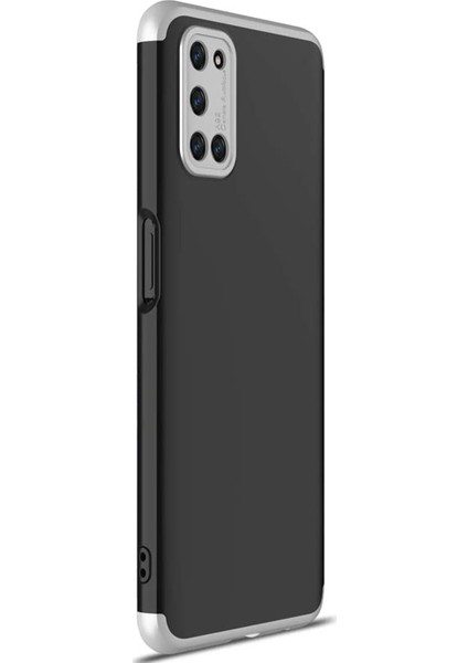 Oppo A92 Kılıf Double Dip 360 Protective Siyah - Gri fiyatları