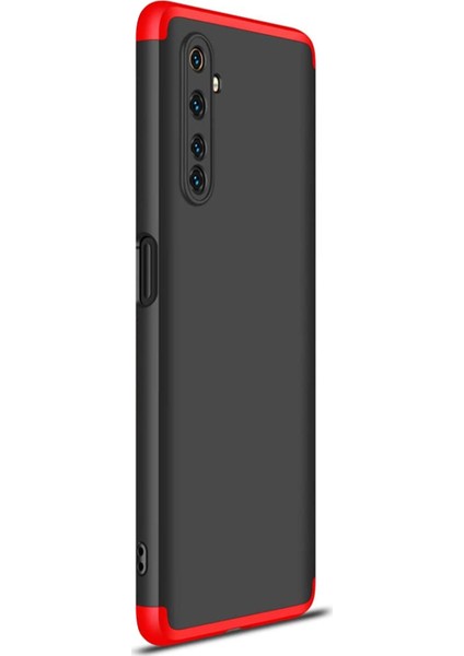 Realme 6 Pro Kılıf Double Dip 360 Protective Siyah - Kırmızı fiyatları
