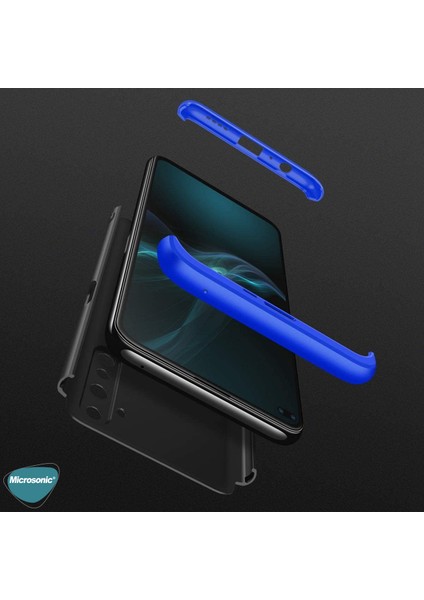 Realme 6 Pro Kılıf Double Dip 360 Protective Siyah - Kırmızı modelleri