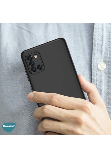 Samsung Galaxy A31 Kılıf Double Dip 360 Protective Kırmızı