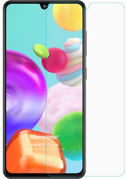 Samsung Galaxy A41 Nano Glass Ekran Koruyucu Şeffaf