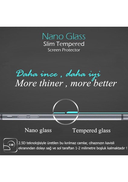 Samsung Galaxy A41 Nano Glass Ekran Koruyucu Şeffaf