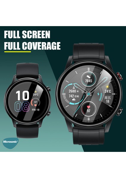 Samsung Galaxy Watch Active 2 44mm Tam Kaplayan Temperli Cam Full Ekran Koruyucu Siyah indirimleri