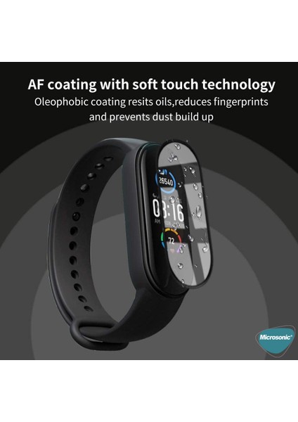 Xiaomi Mi Band 5 Tam Kaplayan Temperli Cam Full Ekran Koruyucu Siyah fırsatları