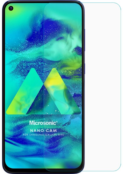 Samsung Galaxy M40 Nano Glass Ekran Koruyucu Şeffaf