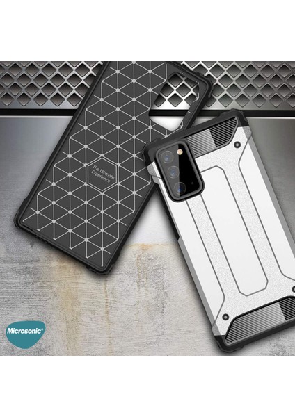 Samsung Galaxy Note 20 Kılıf Rugged Armor Mavi