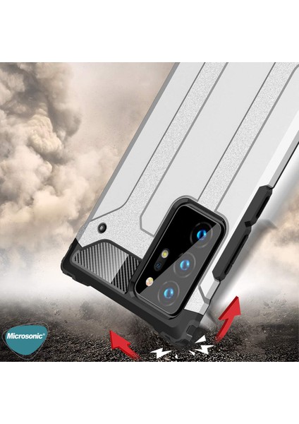 Samsung Galaxy Note 20 Ultra Kılıf Rugged Armor Gold