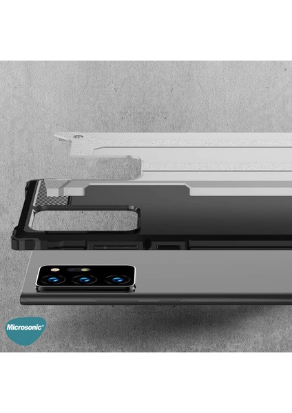 Samsung Galaxy Note 20 Ultra Kılıf Rugged Armor Gold